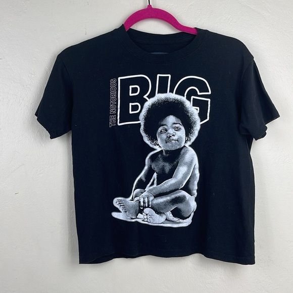 Women's Biggie XSmalls Short Sleeve Graphic T-Shirt - Black - Picture 2 of 6